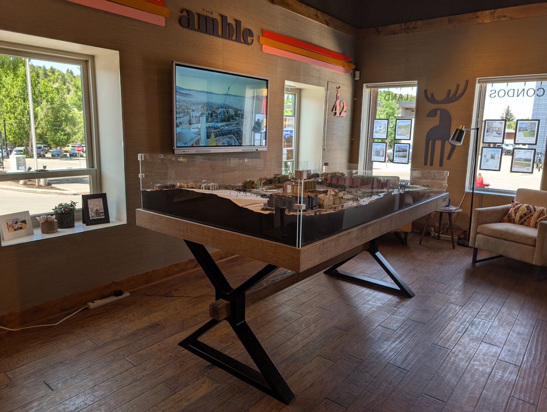The Amble, Steamboat Springs physical scale model