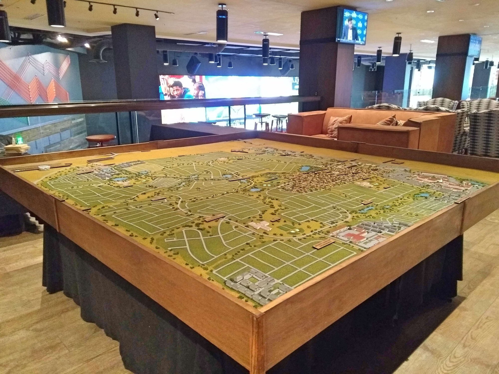 Aurora Highlands physical scale model