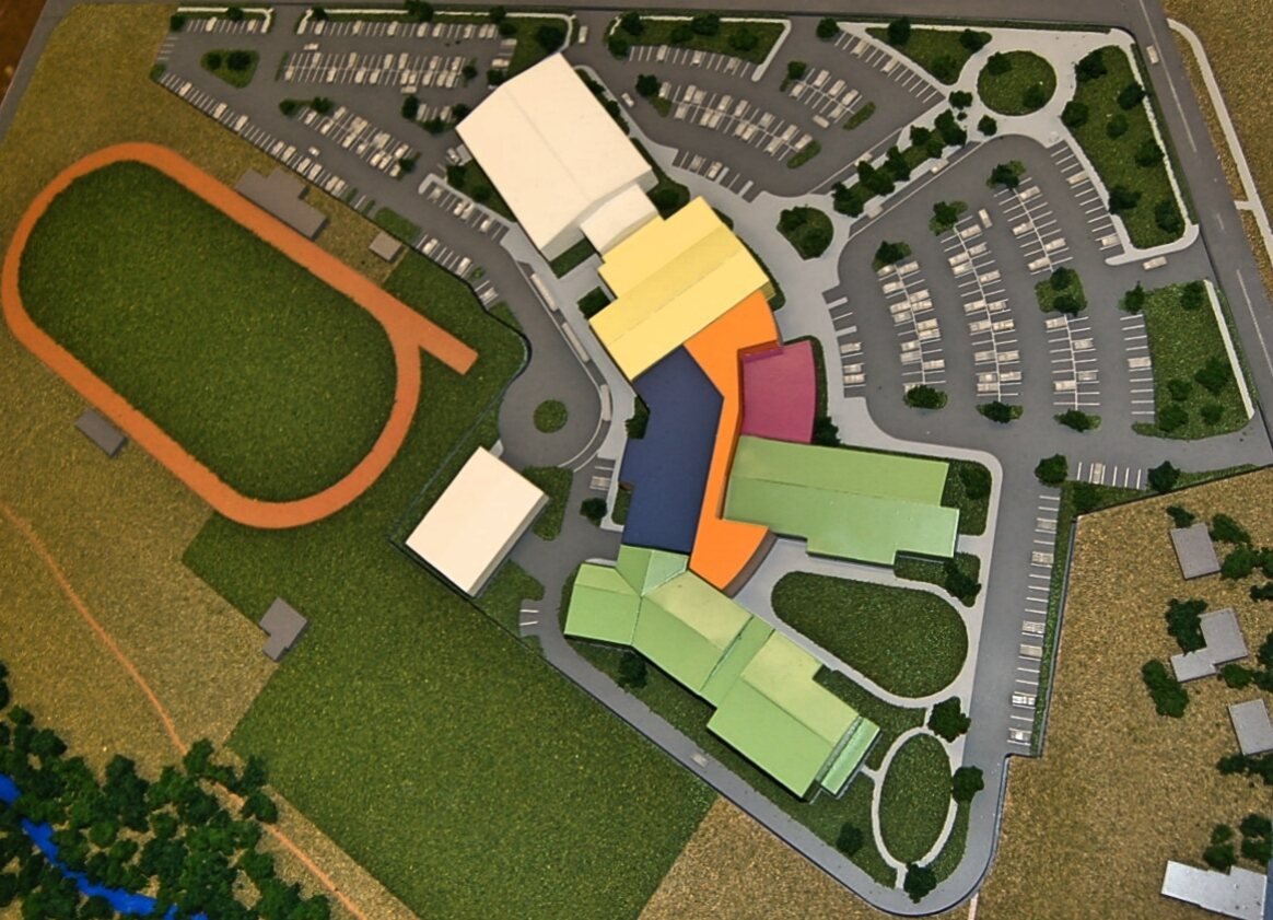 Buena Vista School Proposal physical scale model