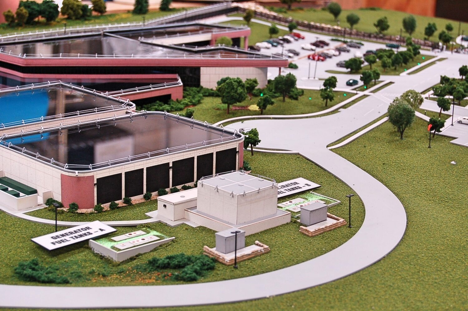 Another view of the Data Center scale model