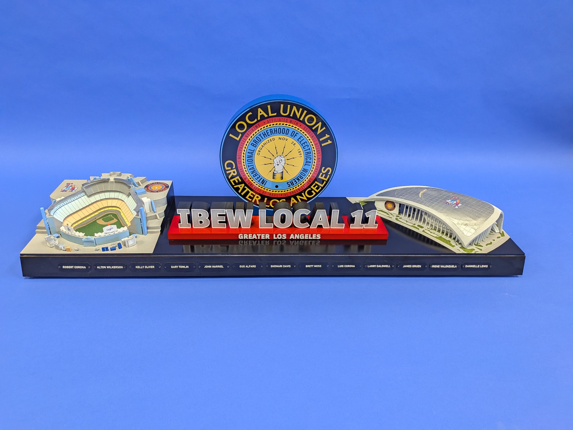 IBEW Local 11 Conference Display physical scale model