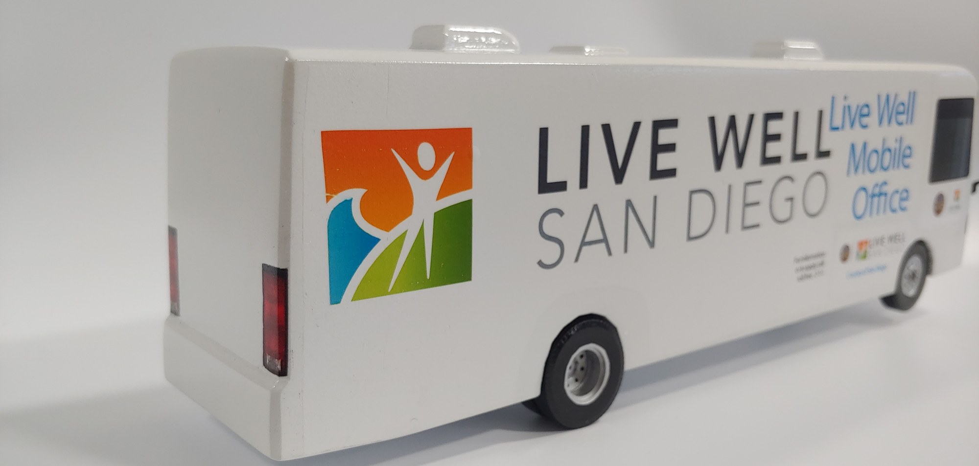 Live Well San Diego Mobile Office physical scale model