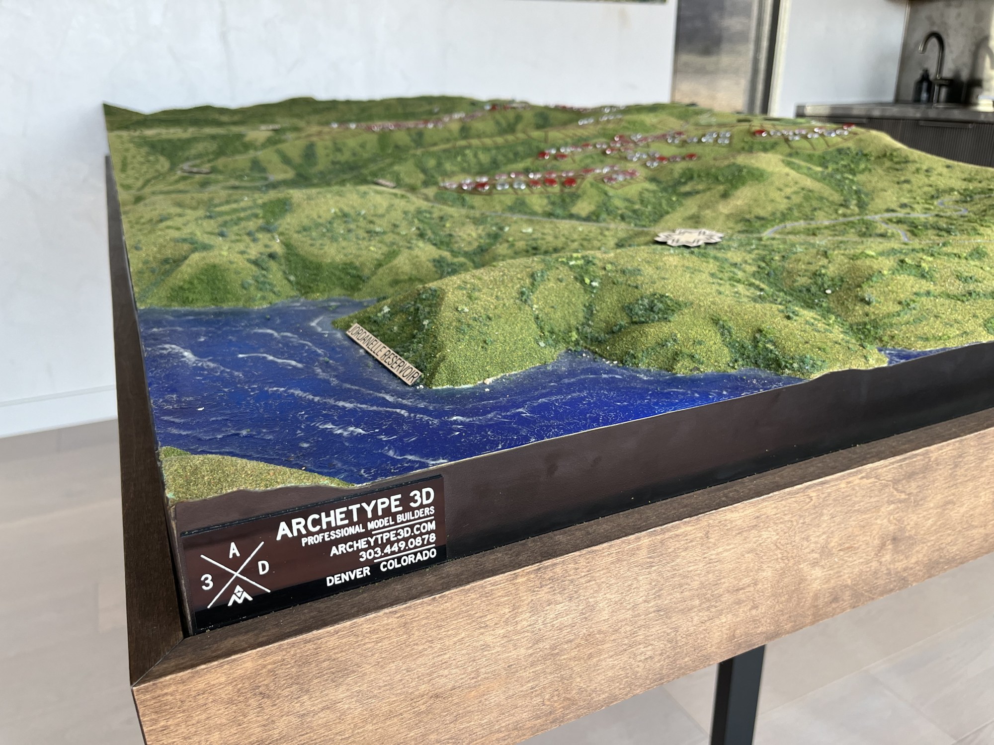Marcella Club Terrain Model physical scale model