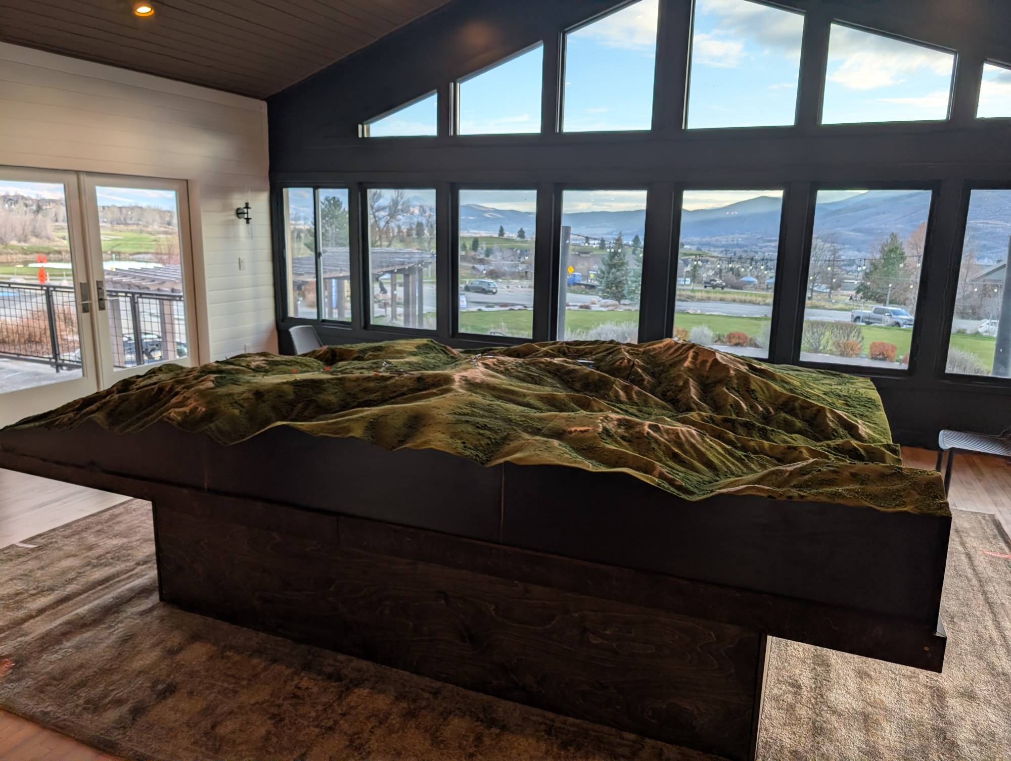 Powder Mountain Terrain Model physical scale model
