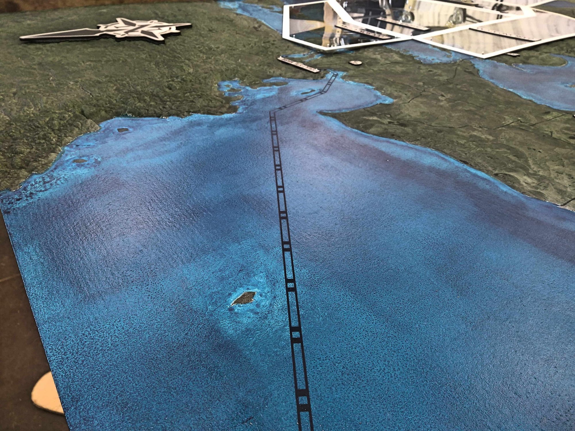 Northern Strike Terrain physical scale model