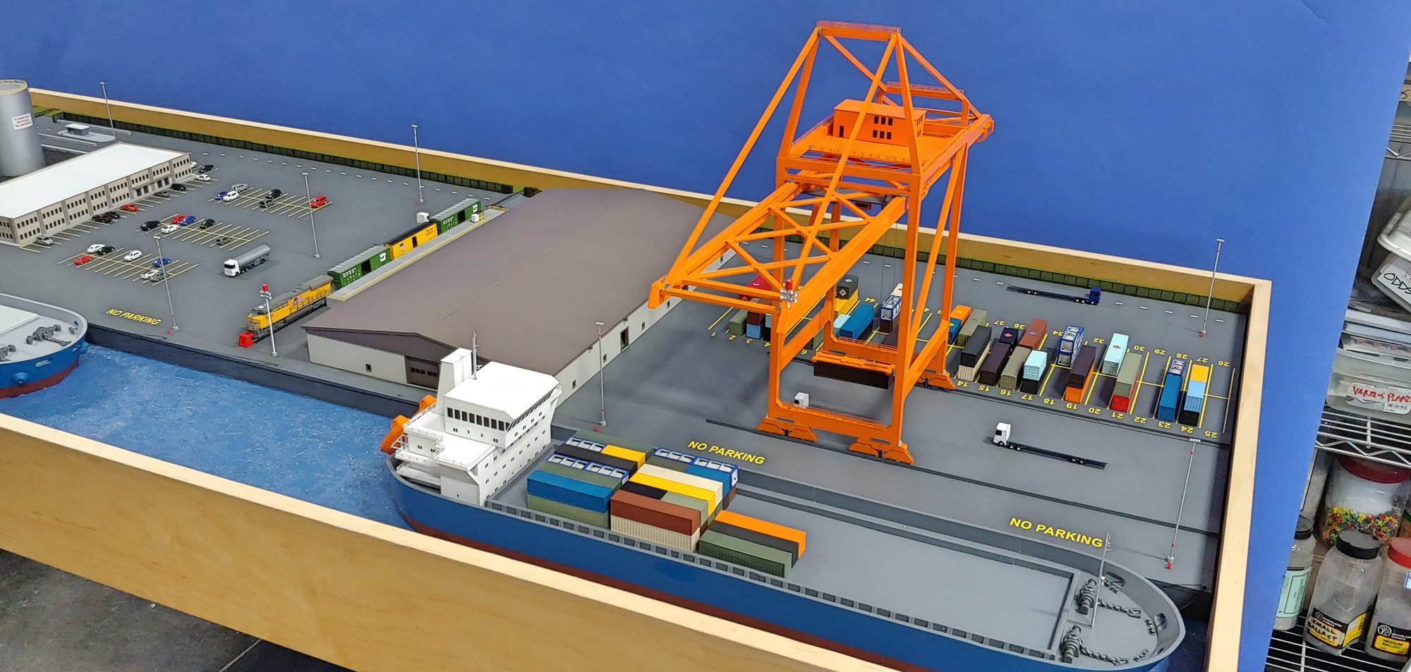 Another view of the USCG Training Model scale model